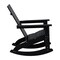 Flash Furniture Black Modern Poly Resin Adirondack Rocking Chair JJ-C14709-BK-GG - alternate 8